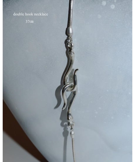 <37㎝> DOUBLE HOOK NECKLACE