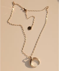 ANNULAR ECLIPSE NECKLACE/K10 <short ver>