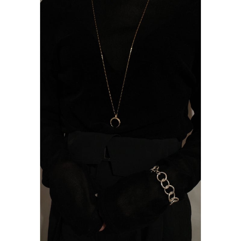 ANNULAR ECLIPSE NECKLACE/K10 <long ver> | TETOME