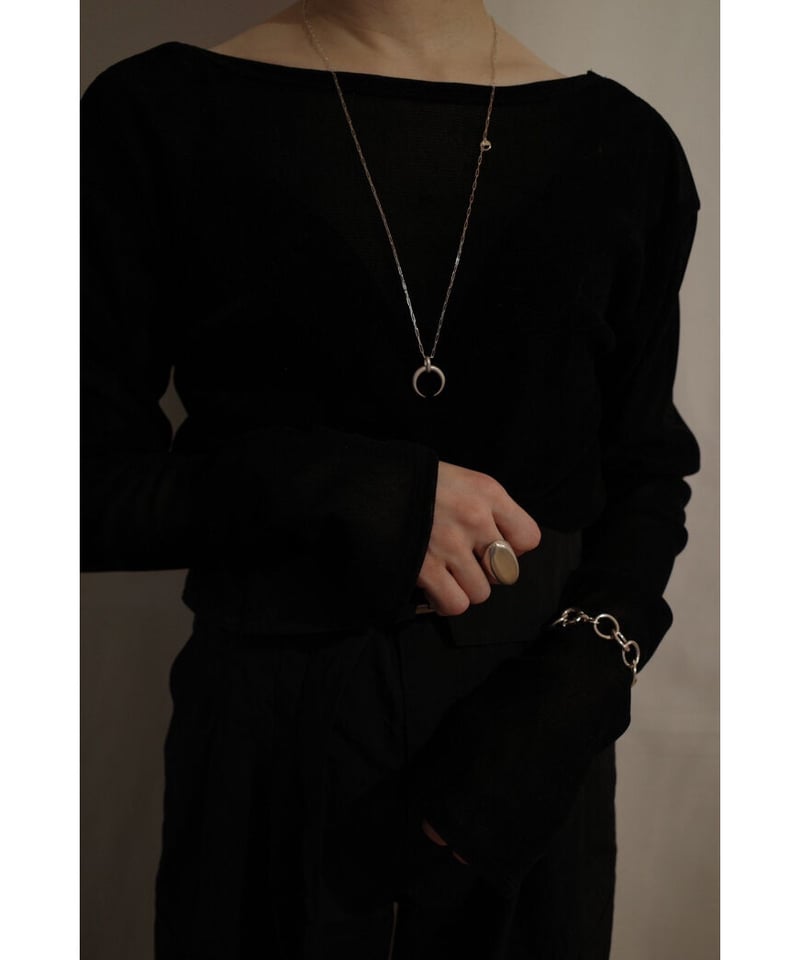 ANNULAR ECLIPSE NECKLACE/SILVER925 | TETOME