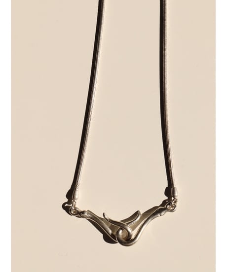 <37㎝> DOUBLE HOOK NECKLACE