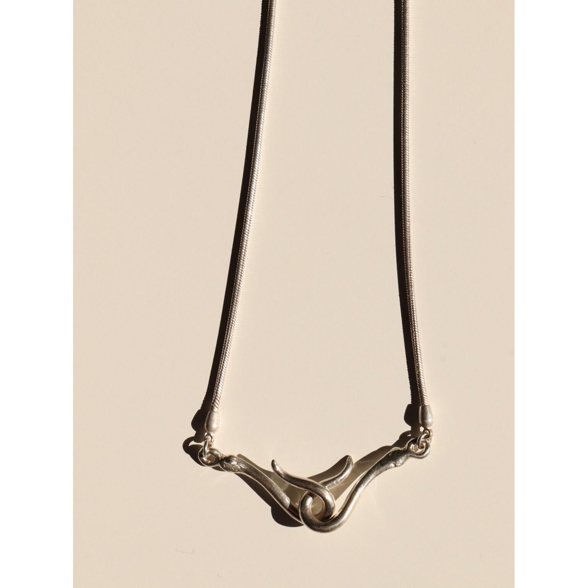 <37㎝> DOUBLE HOOK NECKLACE TEtoME Météorites Double Chain Adjustable Necklace | APM Monaco