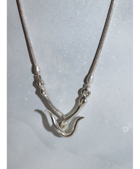 <37㎝> DOUBLE HOOK NECKLACE
