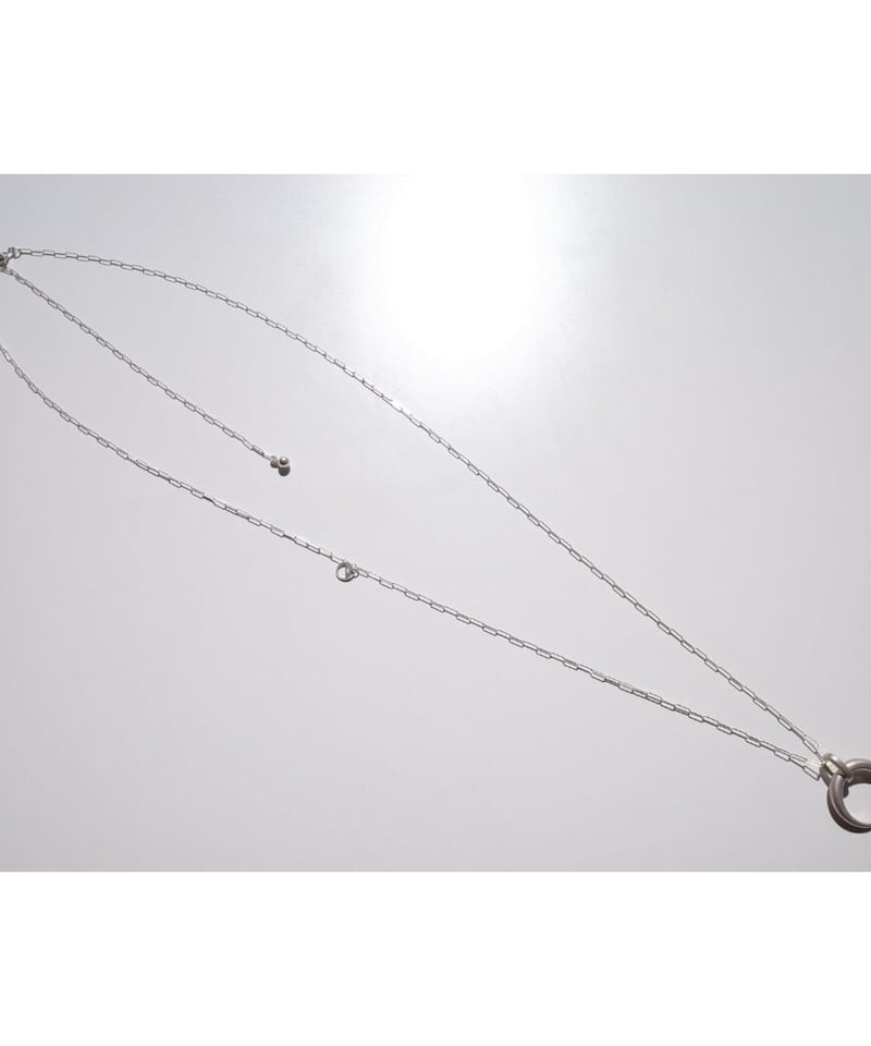 ANNULAR ECLIPSE NECKLACE/SILVER925 | TETOME