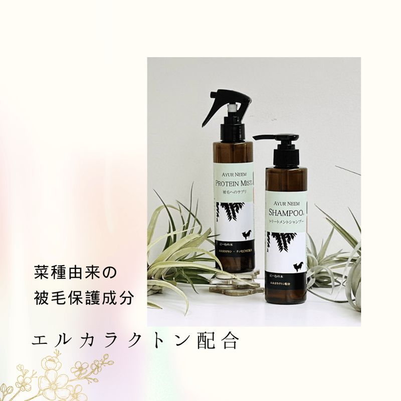 トリミングサロンで使用 アーユルニームシャンプーⓇ3L （ラッピング