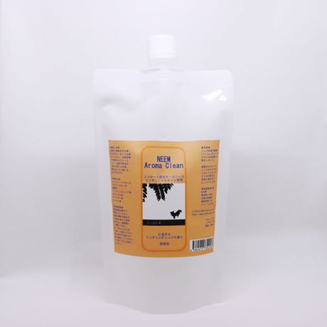 涙焼けにはこれ！★虫除け　　お散歩前に　ニームアロマクリーン400ml（マンダリンオレンジ）