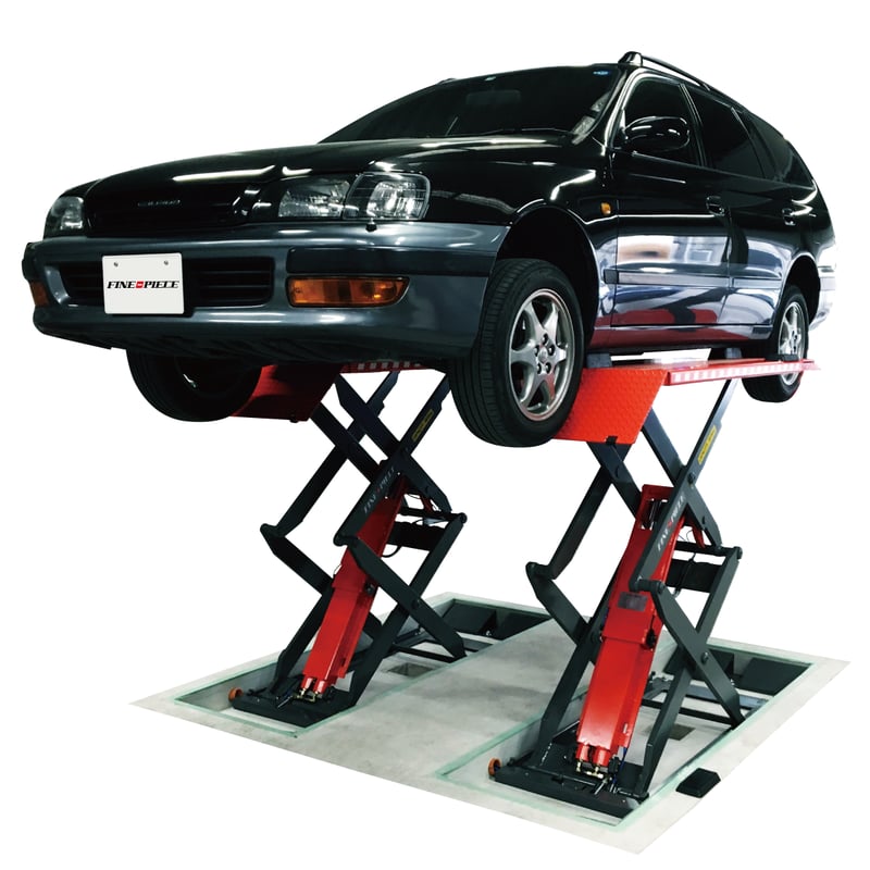 Fine Piece 120mm薄型シザースリフト [3.5tパワフルモデル] ファイン