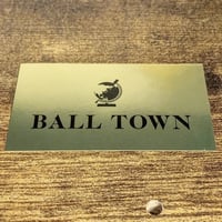 BALL TOWN ステッカー GOLD