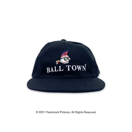 BALL TOWN × major LEAGUE cap【Black】