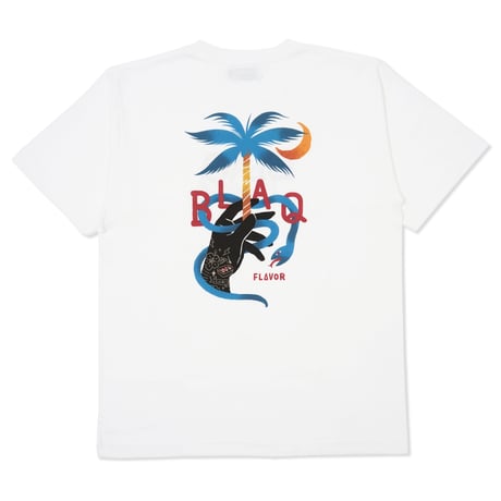 S/S Snake Tree Tee - White
