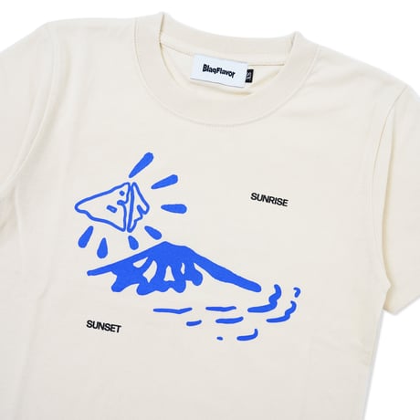 W S/S Island Time Tee - Natural