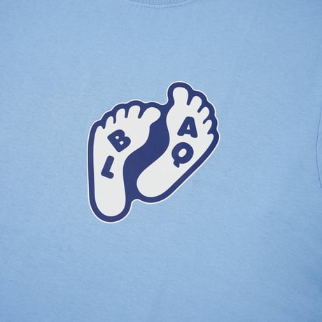 S/S Bare Foot Tee - Saxe Blue