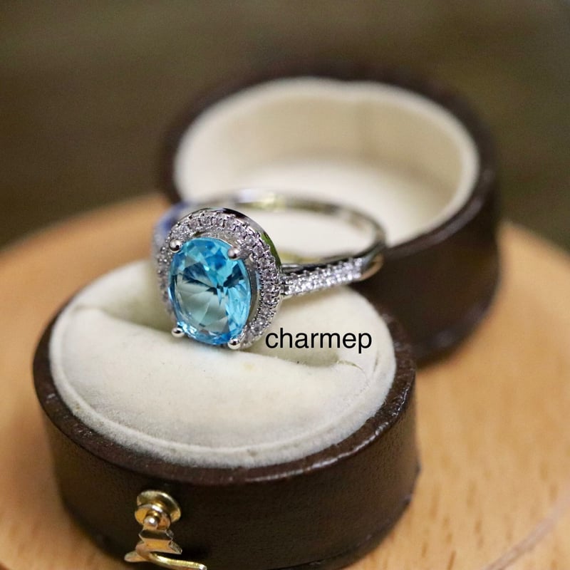 天然アクアマリンオーバル3.13cts