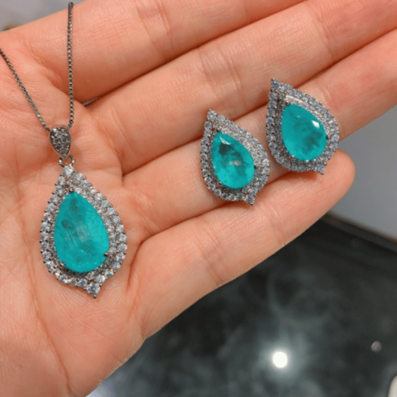パライバトルマリン♡ピアス♡Pt♡最終値下げ PTパライバトルマリンピアス0.33X0.32ct