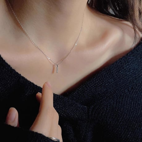 【silver925】 plate necklace  #377