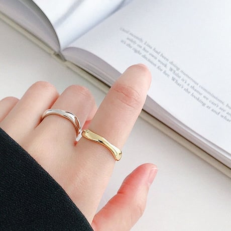 【silver925】wave ring #516