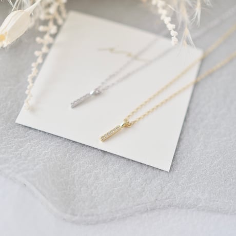 【silver925】 plate necklace  #377