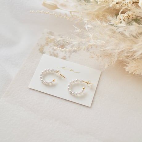 【silver925】 perl pierce  #3332