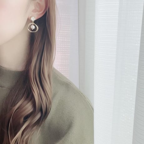 bijou uneune hoop #1761