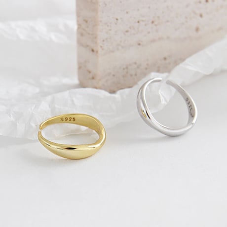 【silver925】wave ring #516