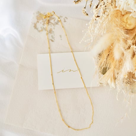 【silver925】 eclair chain necklace  #3335