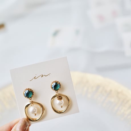 bijou uneune hoop #1761
