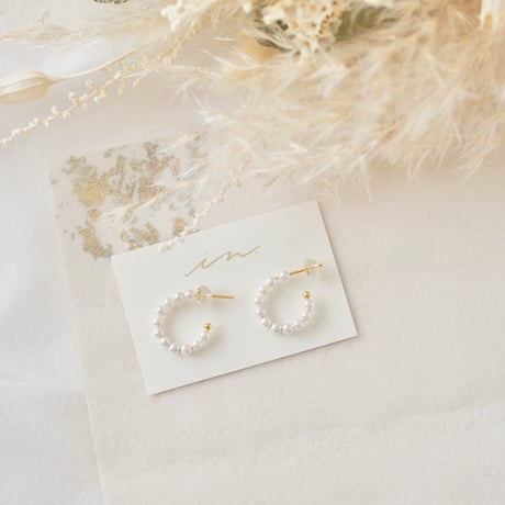 【silver925】 perl pierce  #3332