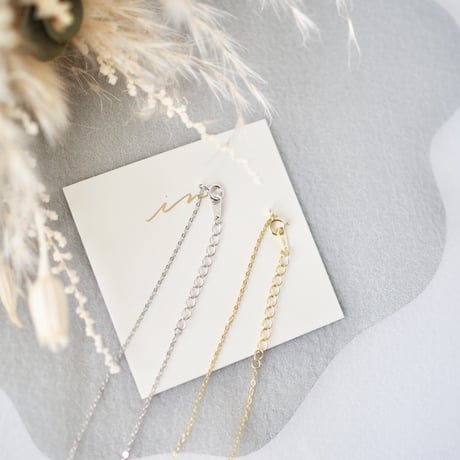 【silver925】 plate necklace  #377