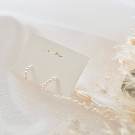 【silver925】 perl pierce  #3332