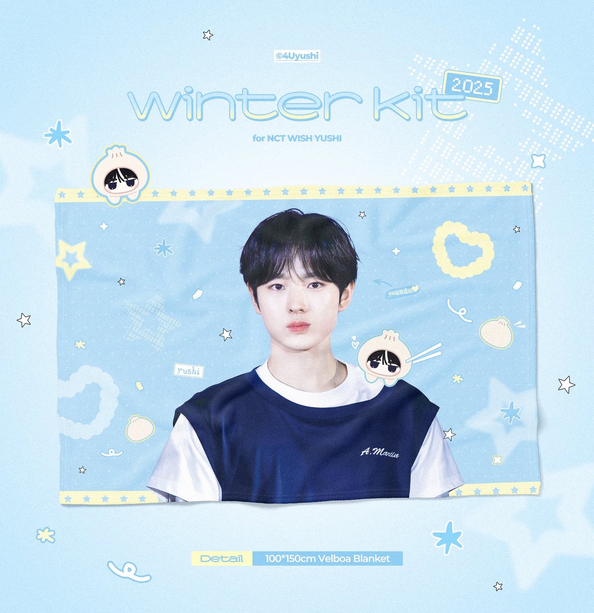 【優ページ】NCTWISH ウィチュ ユウシ NCT WISH ユウシ 】ブランケット ※締切日12/23 @4Uyushi | 【JP