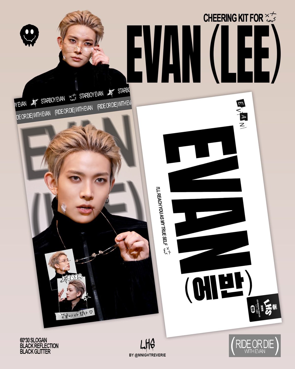 EVAN ヒスン 】グッズ ※締切日6/20 @mnightreverie | 【JPGO