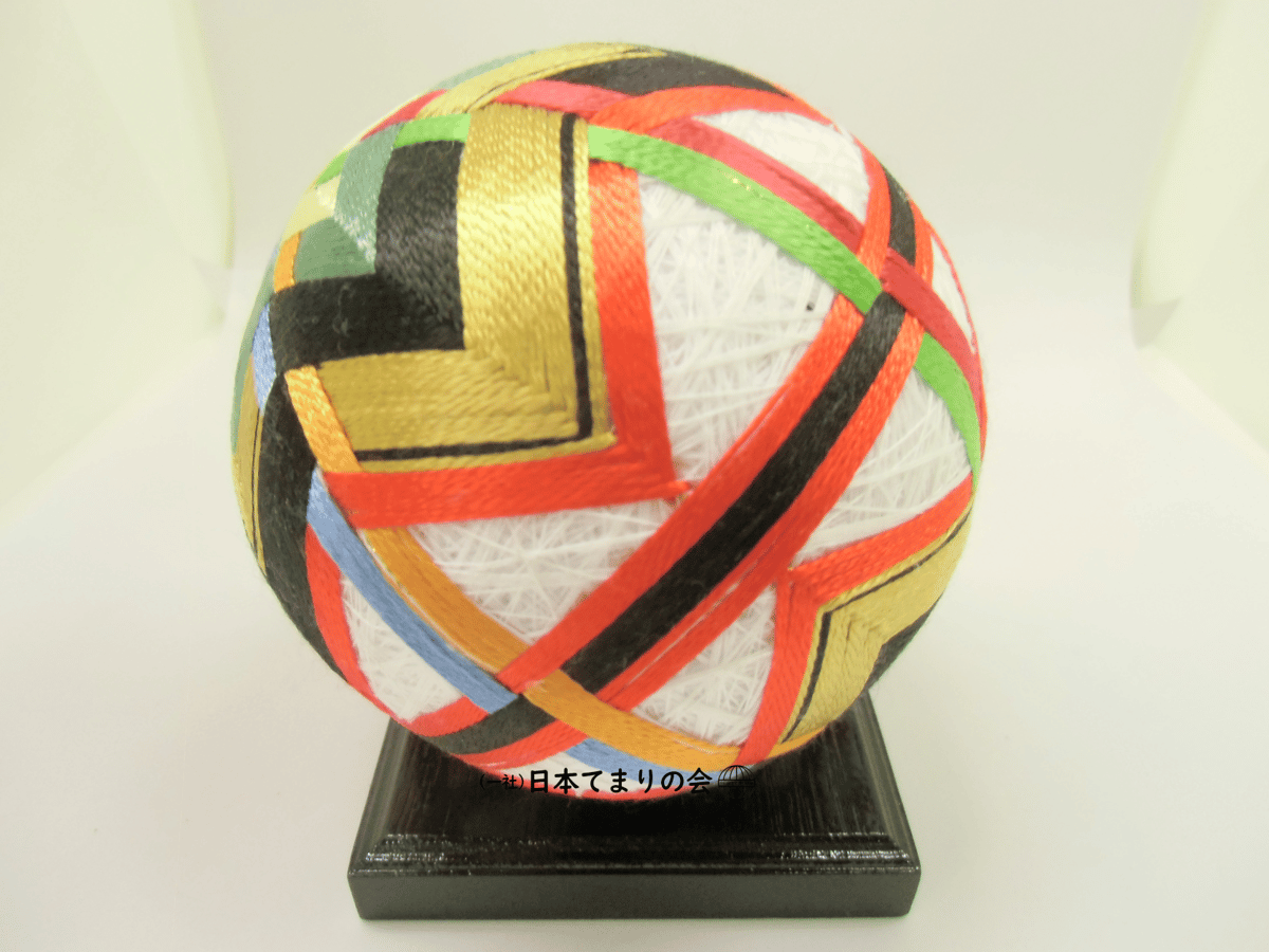 手毬 手鞠 てまり 童と七夕 蛍　風車No.187 てまり「万華鏡の風車」 | 日本てまりの会ｵﾝﾗｲﾝｽﾄｱ