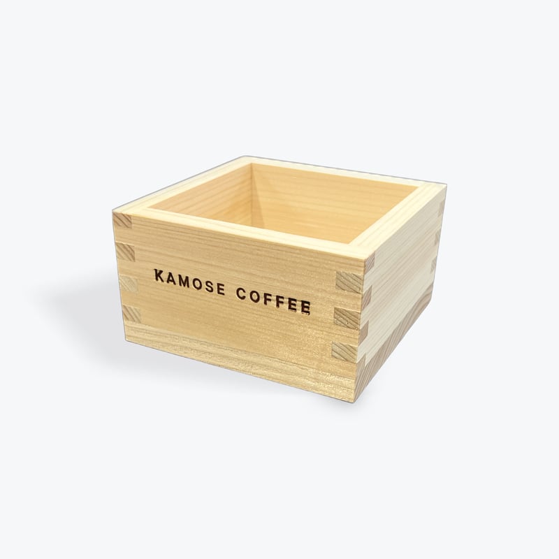 2個合わせ売りマス 2合珈琲豆枡 -カモセブレンド- | カモセ珈琲焙煎所