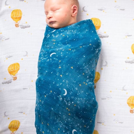 【限定】オーガニックコットン（星空）スワドル＋スリーパー