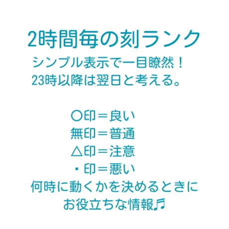 私だけの”とき”を知る！「時運・ときむすび暦」〈個別鑑定版〉