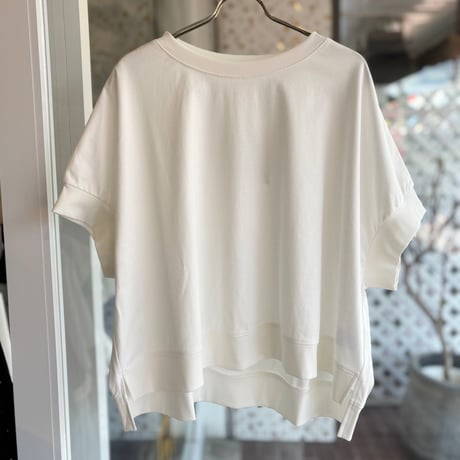 冷感ショート丈リラックスTシャツ