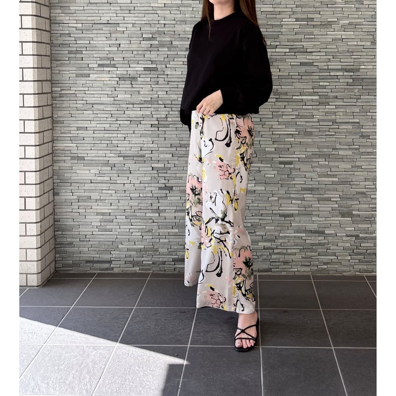 ETRE TOKYO ゼブラ柄ワイドパンツ ETRE TOKYO(エトレトウキョウ)の  