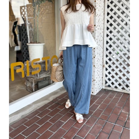 ちびフリルカットジョーゼットtops