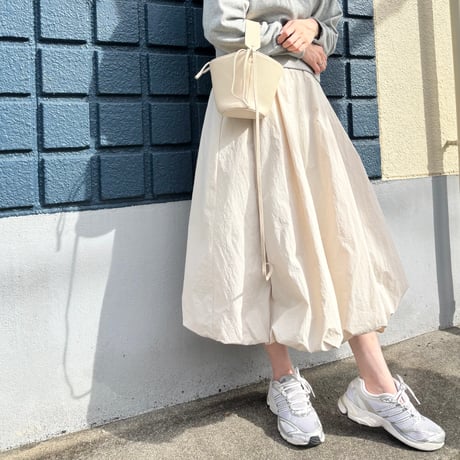 ナイロンワッシャーバルーンスカート
