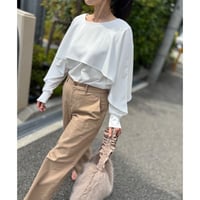 ケープレイヤードプルオーバー