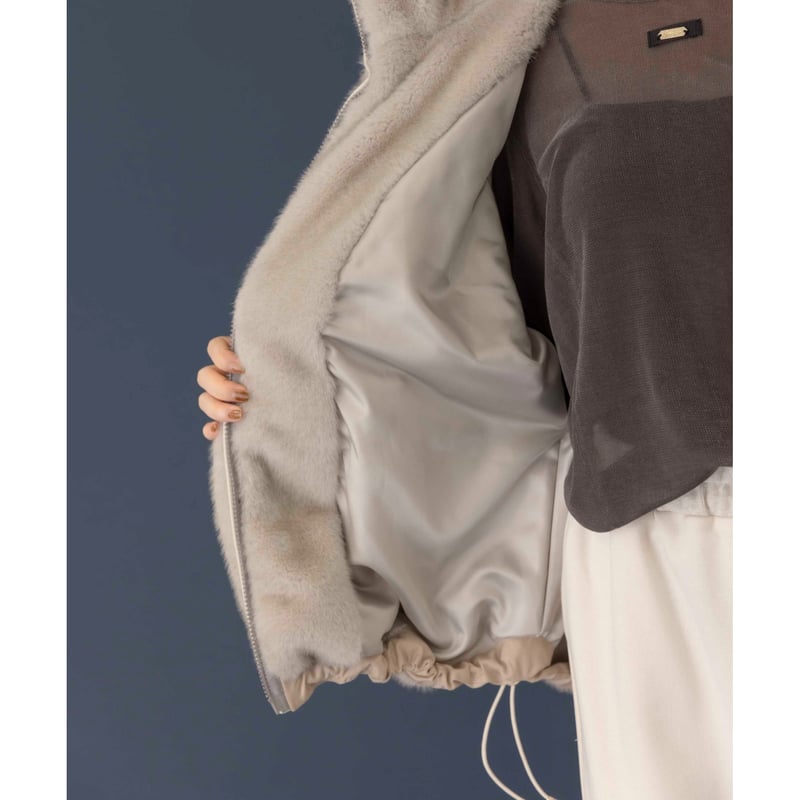 新品同様✩ミンク✩艷やか柔らか✩ファーコート✩軽いですよ ミンクライクファーコート | KARISTO