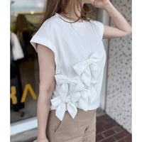 リボンアシメTシャツ