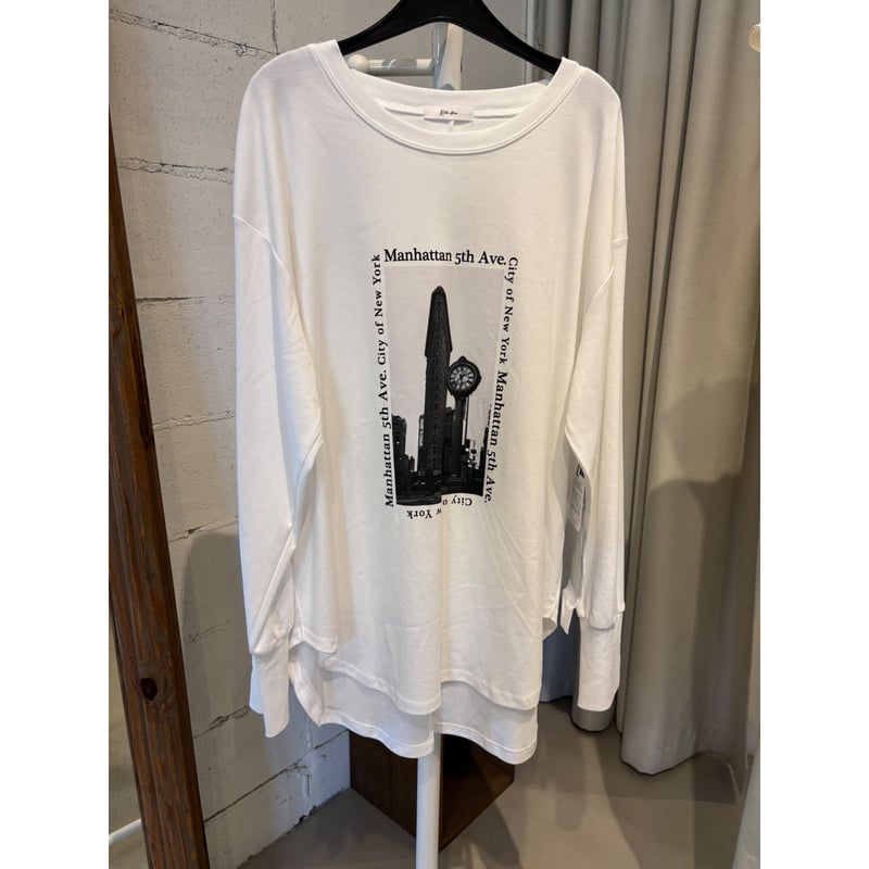 naptime. ロンT フォトプリント Naptime. フォトプリント ロングTシャツ＊Nissy＊西島隆弘