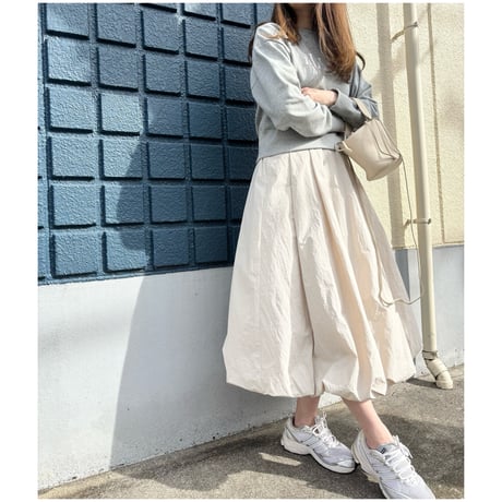 ナイロンワッシャーバルーンスカート