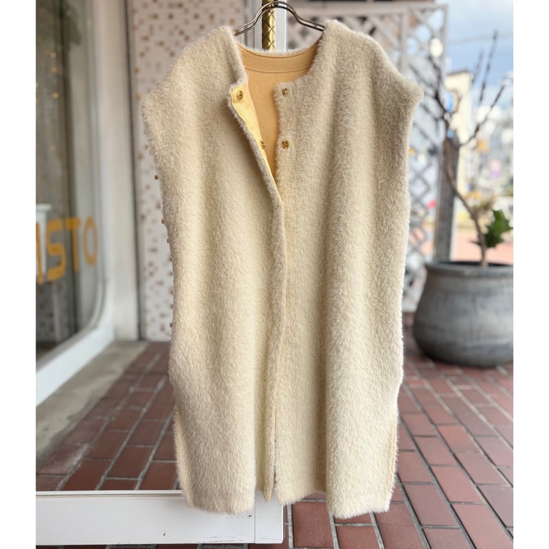 DRAWER 3G シャギーニットジレ DRAWER 3G シャギーニットジレ DRAWER 3G シャギーニットジレ