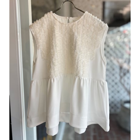 ちびフリルカットジョーゼットtops