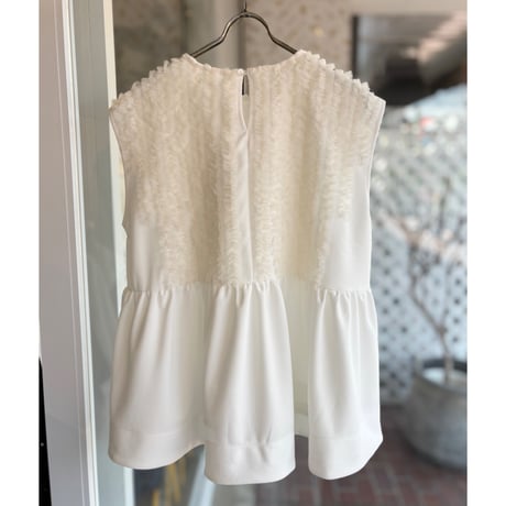 ちびフリルカットジョーゼットtops