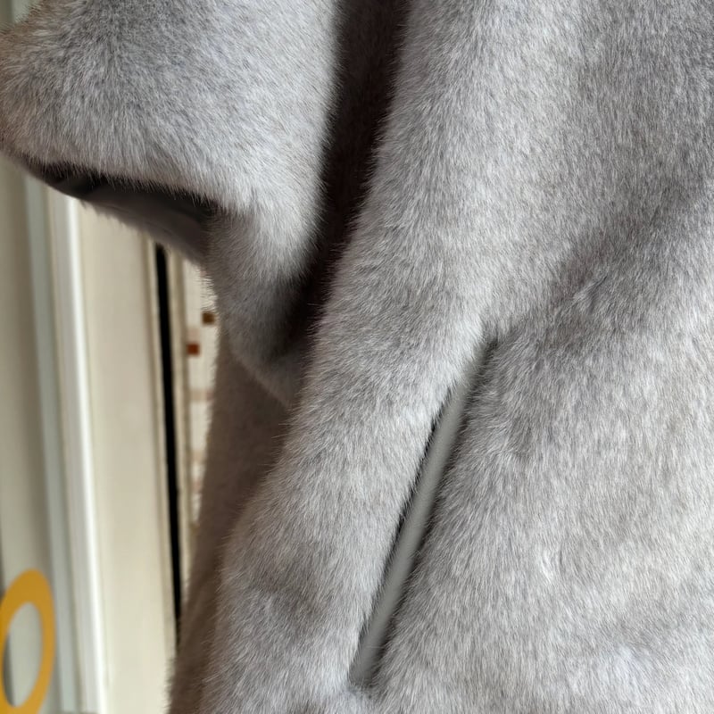 アイクリスタリー ICRISTALLI コート カシミア ミンク ファー アイクリスタリー ICRISTALLI コート カシミア ミンク ファー