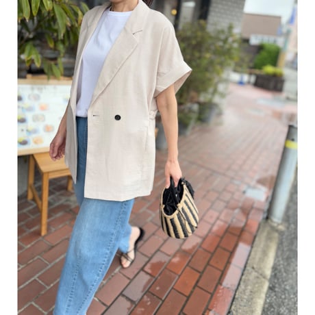 リネンライクドロストジレ