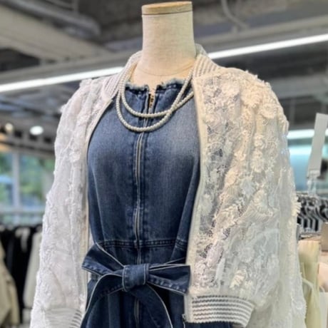 マグネットロングパールネックレス